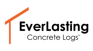 Everlasting concrete logs