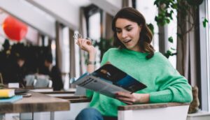 MyCity Magazine WOMAN READING MAGAZINE 309988621