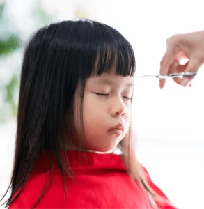 Monkey Dooz asian girl is sitting and having her hair cut by b 2024 05 07 17 18 11 utc 1 min